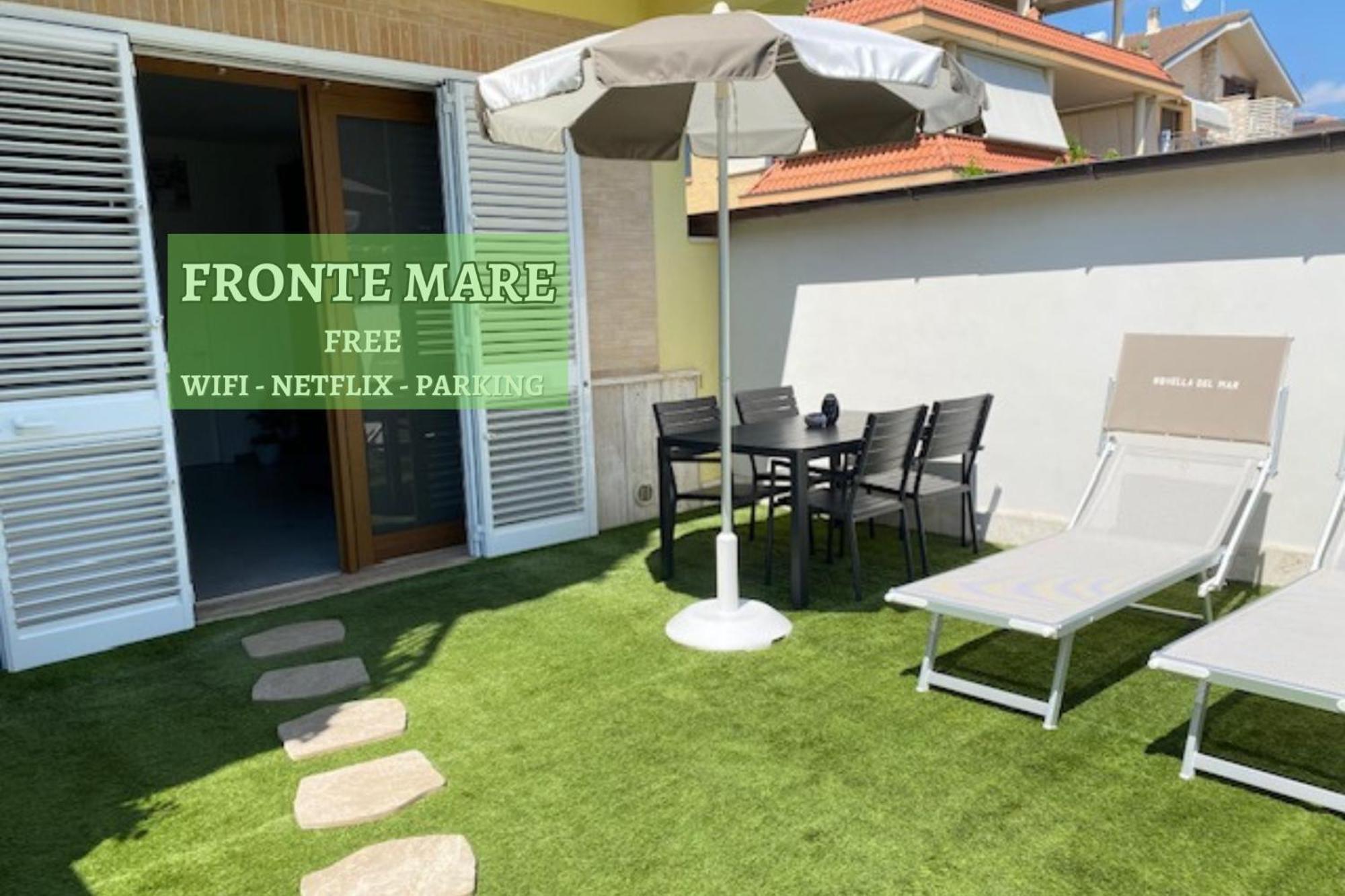 Novella Del Mar Prima Fila Dal Mare Villa Grottammare Exterior photo